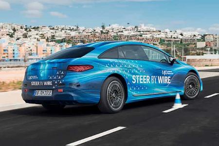 Mercedes EQS Werkserlkönig Steer-by-wire