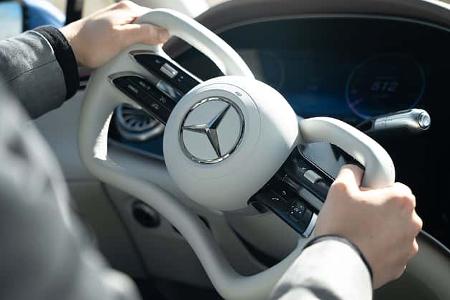 Mercedes EQS Werkserlkönig Steer-by-wire