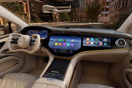 Mercedes EQS Werkserlkönig Steer-by-wire