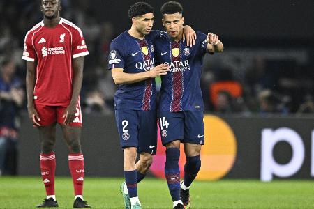 PSG zu stark für Reds: Liverpool droht Aus