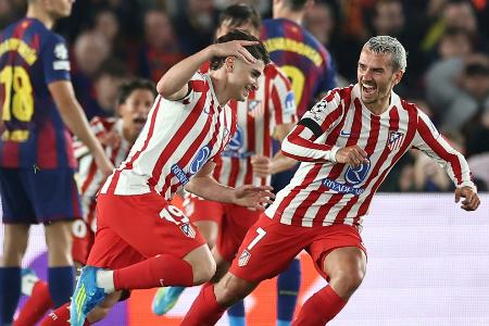 In Unterzahl: Flicks Barcelona unterliegt Atletico
