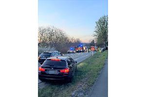 Das Trümmerfeld erstreckte sich auf mehreren Metern.