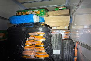 Ladung des Transporters