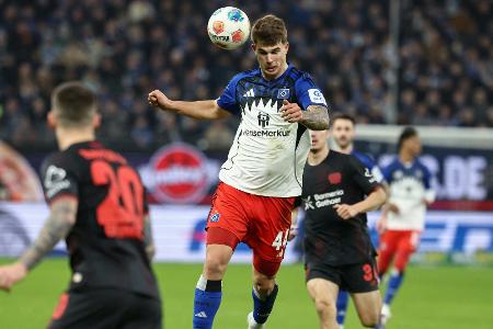 Personalsorgen beim HSV: Vuskovic fehlt in Stuttgart