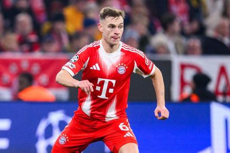 MITTELFELD: Joshua Kimmich - Note: 2,5 - Behielt in jeder Szene die Übersicht und leitete den Ball meist mit Überzeugung in die richtigen Räume. Nutzte den freien Fuß verlässlich für die gefürchteten Chipbälle. In der Rückwärtsbewegung war das Zentrum der Bayern derweil oftmals sträflich offen.