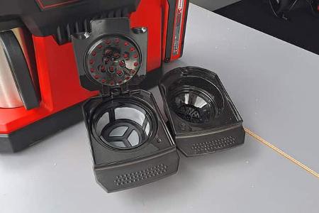 Akku-Kaffeemaschine - Pads oder Pulver