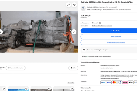 04/2026 Stellantis Gebrauchtteile Ebay Sustainera