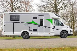 Seitenansicht, Forster T 745 EB, Wohnmobil, Teilintegriert, Preiswert, Einzelbett