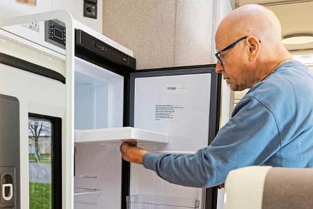 Kühlschrank, Forster T 745 EB, Wohnmobil, Teilintegriert, Preiswert, Einzelbett