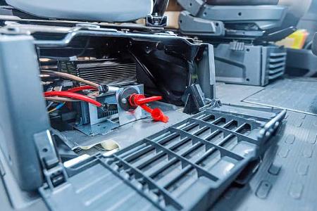 Beifahrersitzkonsole, Forster T 745 EB, Wohnmobil, Teilintegriert, Preiswert, Einzelbett