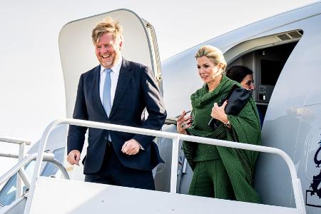 König Willem-Alexander fliegt sich selbst in die USA