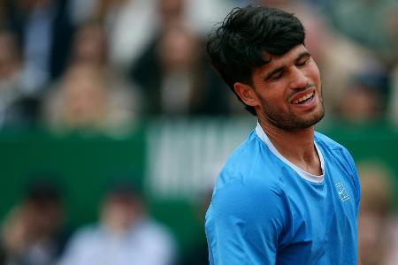 Schmerzen im Handgelenk: Verletzungssorgen bei Alcaraz