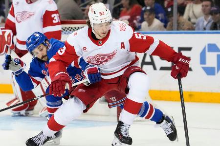 NHL: Seider und Red Wings mit heftiger Pleite zum Abschluss