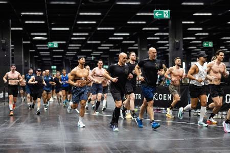 Ein Hyrox-Wettkampf bei der Fibo 2026.