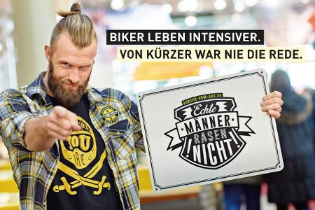 Echte Männer rasen nicht