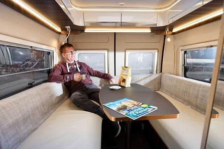 Laika Bänke, Laika Ecovip 645, Wohnmobil, Camping, Urlaub