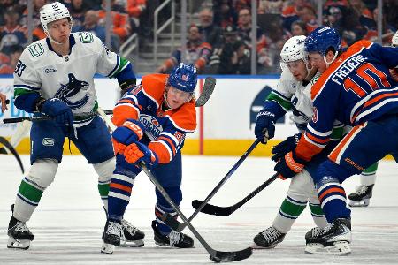 Samanski trifft: Oilers siegen zum Abschluss der Hauptrunde