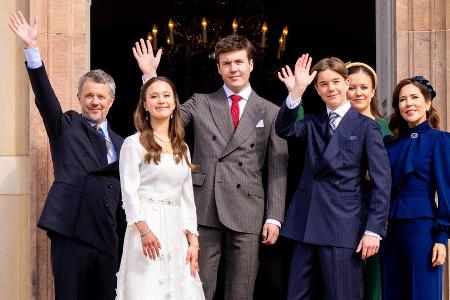 Dänen-Royals feiern Konfirmation von Vincent und Josephine