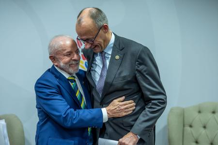 Der Brasilien-Besuch des Kanzlers im November hatte für Verstimmungen gesorgt, auf die dann aber die Versöhnung folgte,