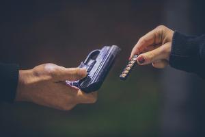 Aufgefundene Schreckschusspistole