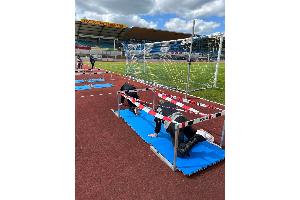 Der Hindernisparcous forderte in Ausrüstung auch einiges