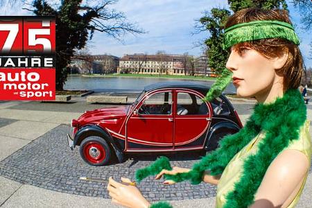 75 Jahre ams 21.1. Ente 2CV