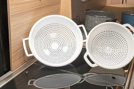 Siebe, Töpfe, Pfannen, Zubehör, Küche, Camping