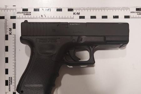 Luftdruckwaffe mit Magazin