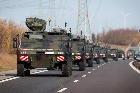 Militärkonvoi Bundeswehr