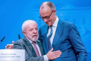 Die Verstimmungen nach dem ersten Brasilien-Besuch des Kanzlers sind weitgehend vergessen.