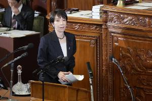 Die japanische Ministerpräsidentin Sanae Takaichi steht für einen sicherheitspolitisch harten Kurs. (Archivbild)