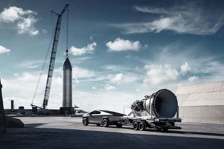 Tesla Cybertruck von SpaceX