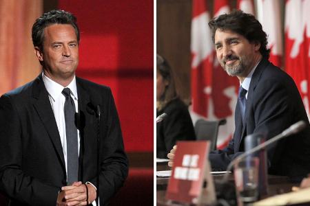 Matthew Perry und Justin Trudeau