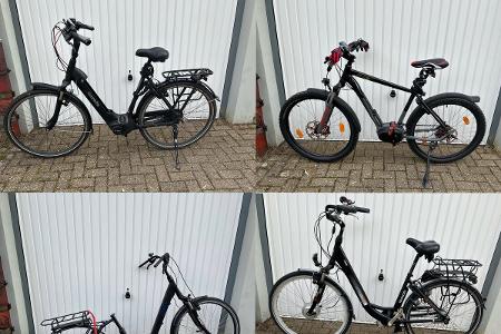 Sichergestellte Räder