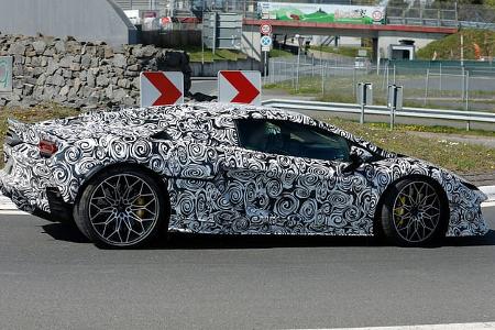Erlkönig Lamborghini Temerario Spyder