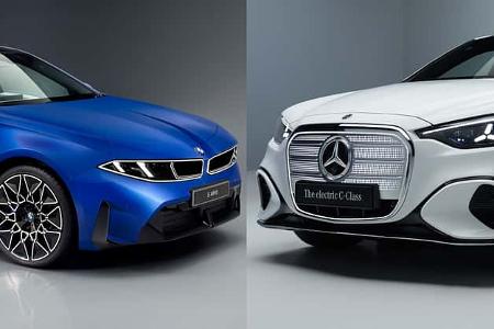 BMW i3 und Mercedes C400 4Matic EQ Elektro SPERRFRIST 20.04.26 13 Uhr