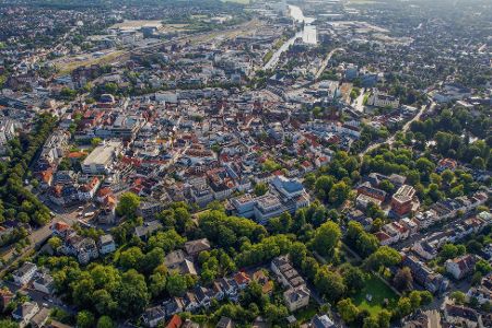 Luftaufnahme von Oldenburg in Niedersachsen