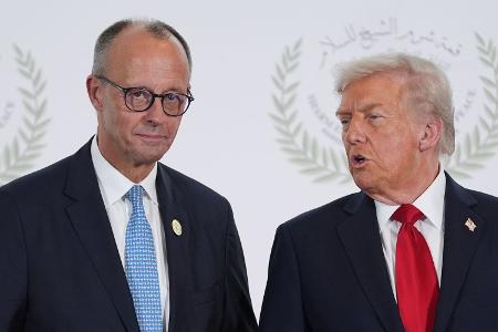 Friedrich Merz und Donald Trump