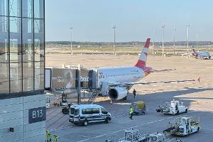 In der Maschine vom Typ A320 der Austrian Airlines hat ein Abschiebehäftling randaliert. 