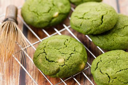Knusprig-grüne Kekse