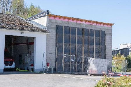 Das Feuerwehrgerätehaus war mit 250.000 Euro Baukosten geplant.