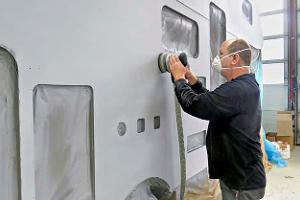 Hagelschäden am Wohnmobil