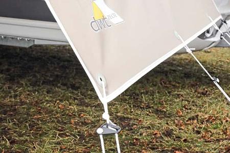 Vorzelt-Modell: Sonnendach Stabilität