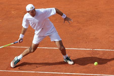 Aus in 57 Minuten: Struff ohne Chance