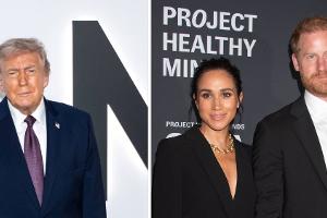 "Kein Fan": So lange lästert Trump schon über Meghan und Harry