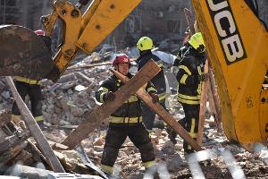 Auch aus Dnipro wurden schwere Explosionen gemeldet.