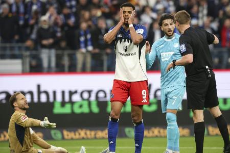 Hoffenheim zu abgezockt: HSV verpasst Vorentscheidung