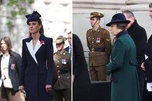 Feierlicher Auftritt: Kate und Anne bei Gedenkfeiern in London