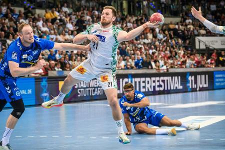 Meistertitel im Blick: Magdeburg gewinnt in Stuttgart