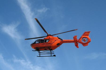 Symbolbild: Rettungshubschrauber im Einsatz